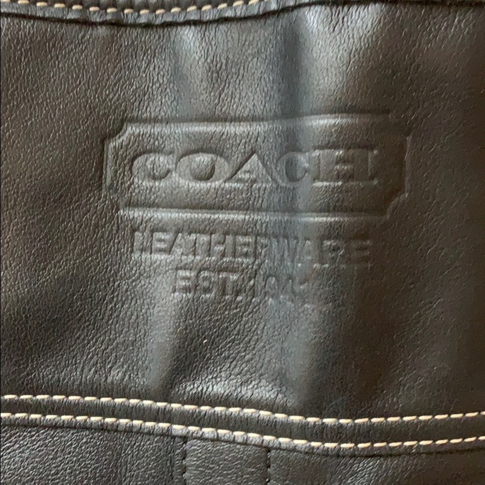 One of a kind. Coach leather apron - Picture 2 of 5